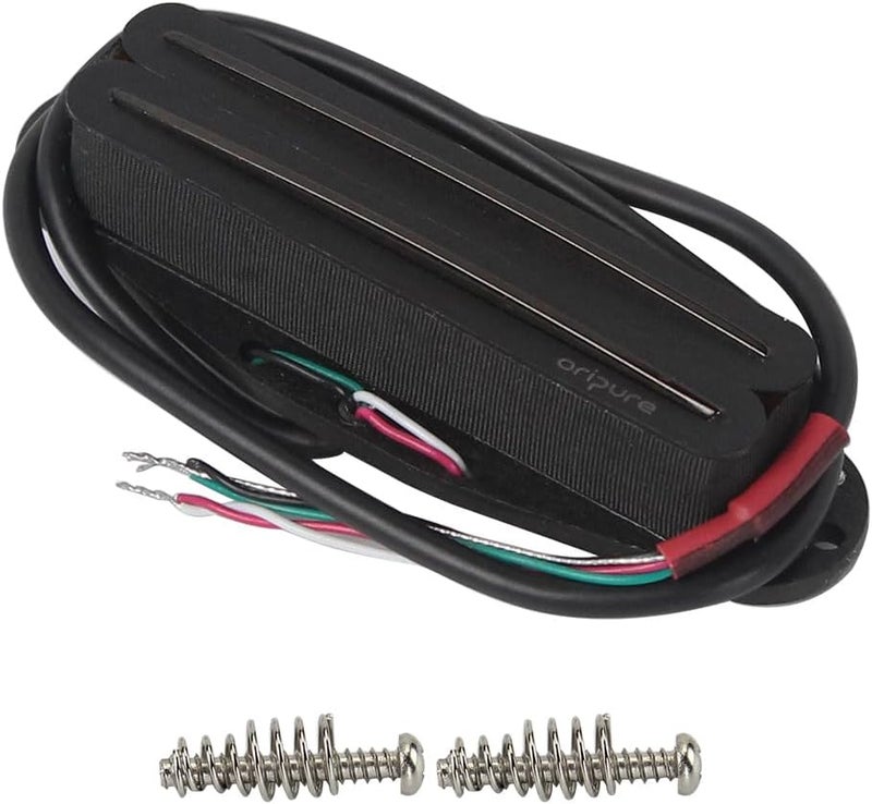 OriPure بيك أب مزدوج ساخن بحجم سلك مفرد ألنيكو 5 15-16K مناسب لآلة الجيتار الكهربائية من نوع ST/SQ، أسود بالكامل - Image 3